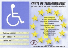 carte handi europe